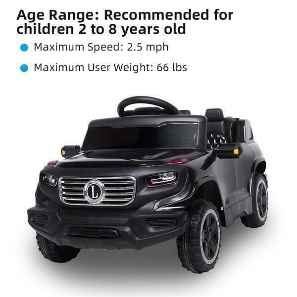 3-Speed Electric Ride-On Car for Kids with Remote Control, Music, and Lights