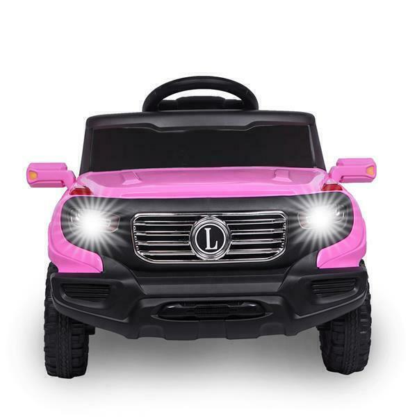 3-Speed Electric Ride-On Car for Kids with Remote Control, Music, and Lights