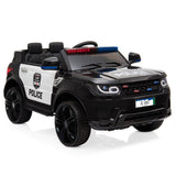 3-Speed Kids Police SUV Ride-On Car with Lights, Music, and Remote Control - Perfect Xmas Gift!