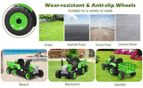 3-Speed Kids Ride-On Tractor with Ground Loader Attachment