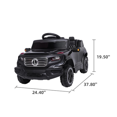 3-Speed LED Ride-On Car for Kids with Remote Control and 4 Color Options