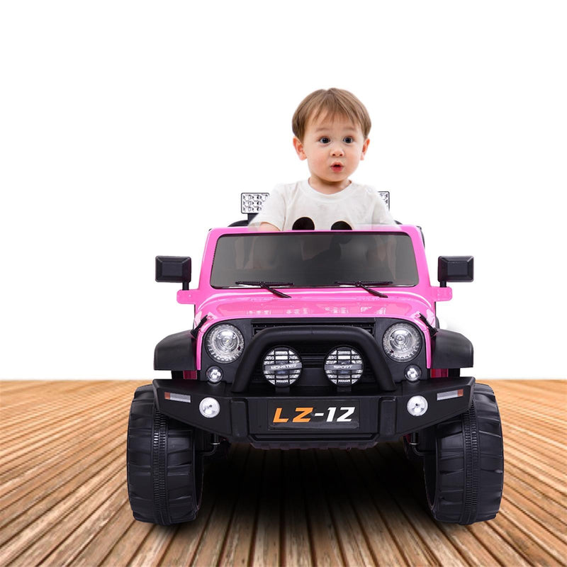 3-Speed Pink Electric Ride-On Car for Kids with Remote Control - Safe and Fun!