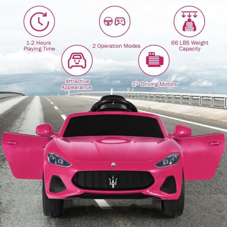 3-Speed Remote Control LED Ride On Car with Lights and Music for Kids - Perfect Toddler Toy Gift