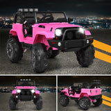 3-Speed Ride-On Truck with MP3 Player, Remote Control, and LED Lights for Safe and Fun Playtime