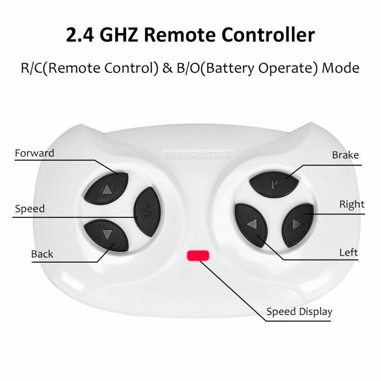 3-Speed Ride-On Truck with MP3 Player, Remote Control, and LED Lights for Safe and Fun Playtime