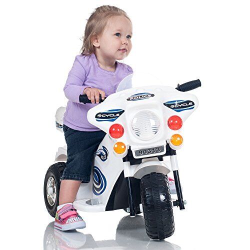 3-Wheel Battery Powered Motorbike for Kids - Ride On Motorcycle for Ages...