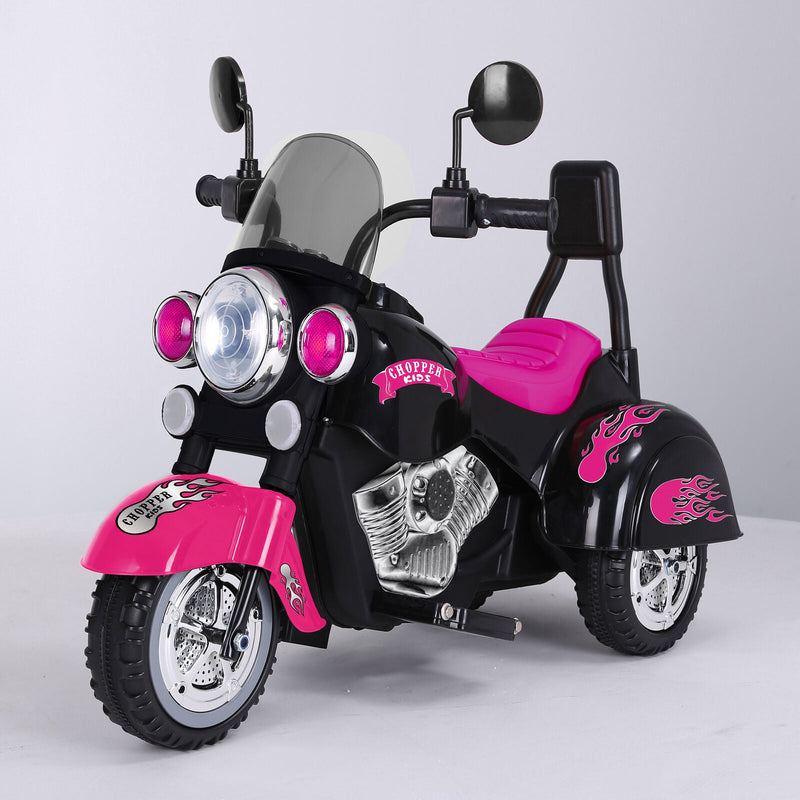 3-Wheel Chopper Motorbike Toy for Kids with LED Lights - Harley Motorcycle Inspired