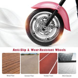 3-Wheel Pink Chopper Motorcycle for Kids with Lights and Horn