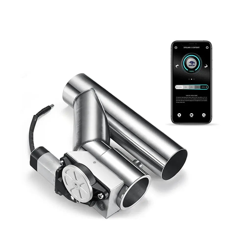 2.5 Inch Electric Exhaust Cutout APP Remote Kit | FLASHARK