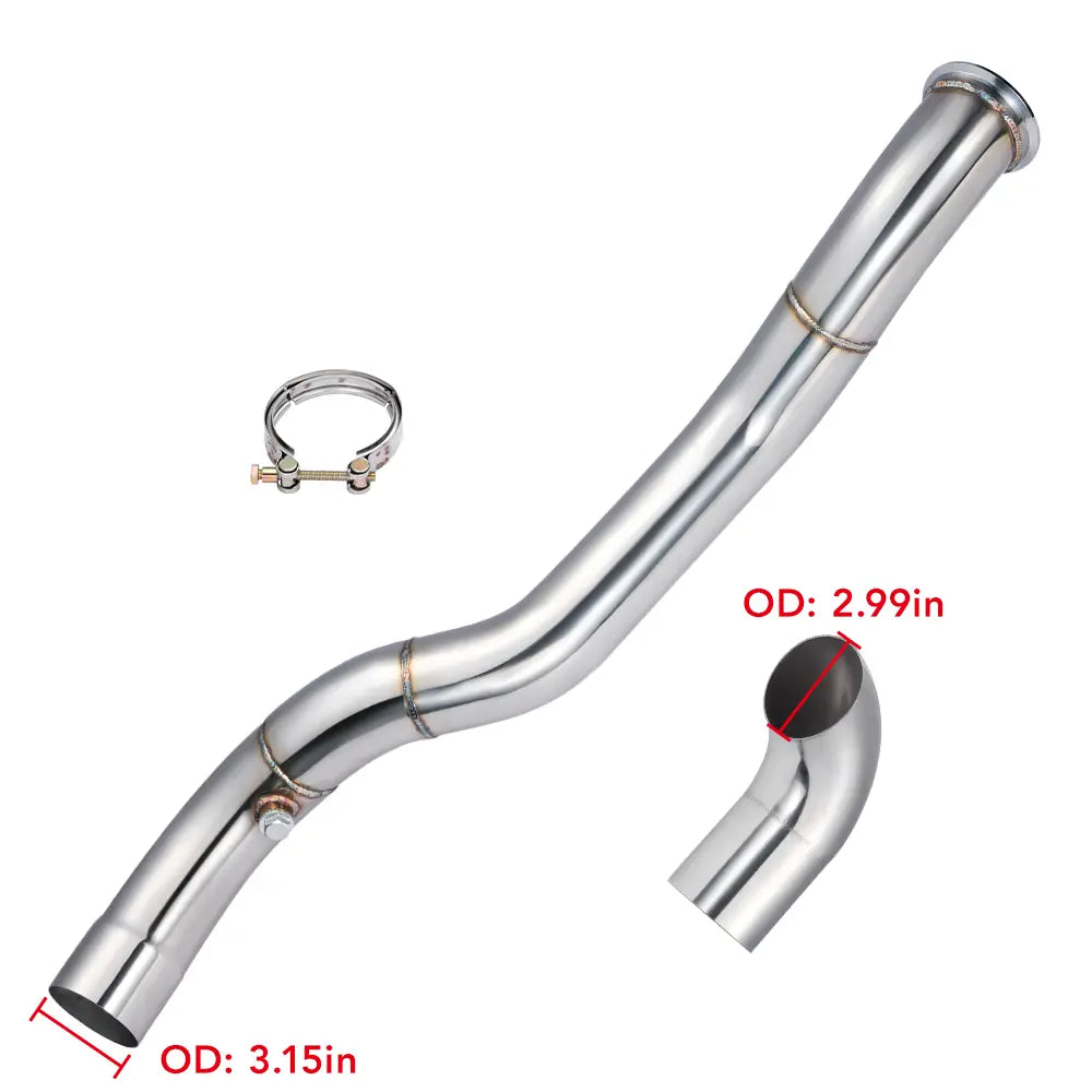 3.0" T4 Turbo Downpipe Exhaust for 1999-2013 Chevy Silverado & GMC Sierra 4.8/5.3/6.0/6.2L vortec LS