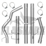 3.5/4 Inches 2018-2020 Powerstroke Ford F-150 3.0L DPF Delete Race Pipe Flashark