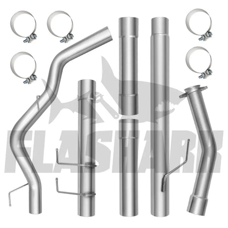 3.5/4 Inches 2018-2020 Powerstroke Ford F-150 3.0L DPF Delete Race Pipe Flashark