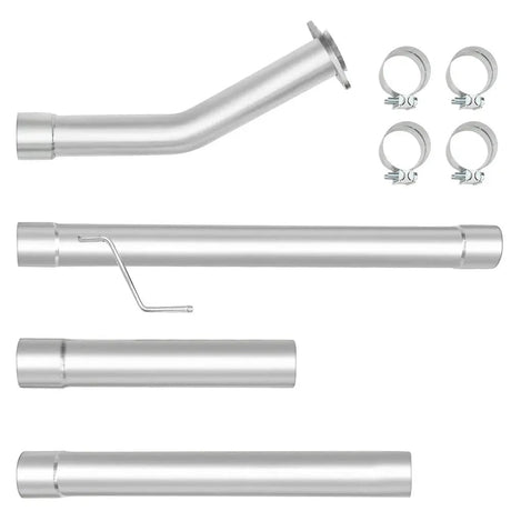 3.5/4 Inches 2018-2020 Powerstroke Ford F-150 3.0L DPF Delete Race Pipe Flashark
