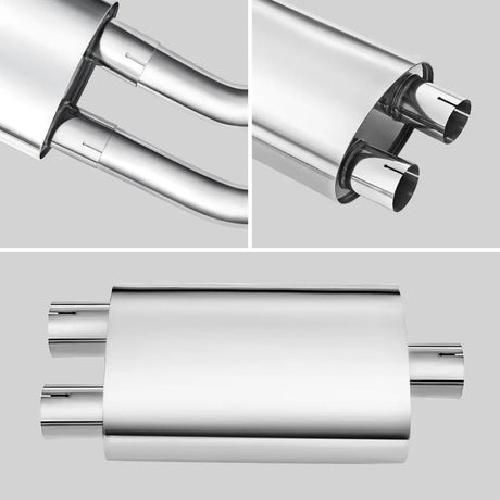 2004-2008 Ford F150 SuperCab/Super Crew Catback Exhaust System w/ 3.5-inch Muffler 4.6L 5.4L Flashark