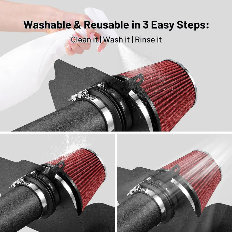 Cold Air intake kit for 2005-2010 Dodge Charger/Challenger/Magnum/Chrysler 300C SRT8 5.7L 6.1L V8 Flashark