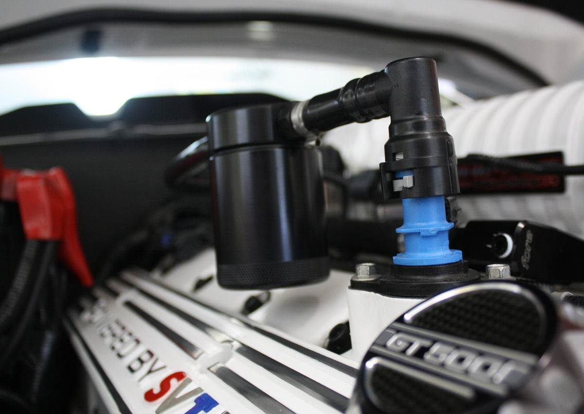 J&L Oil Separator 3.0 Passenger Side, Black Anodized J&L