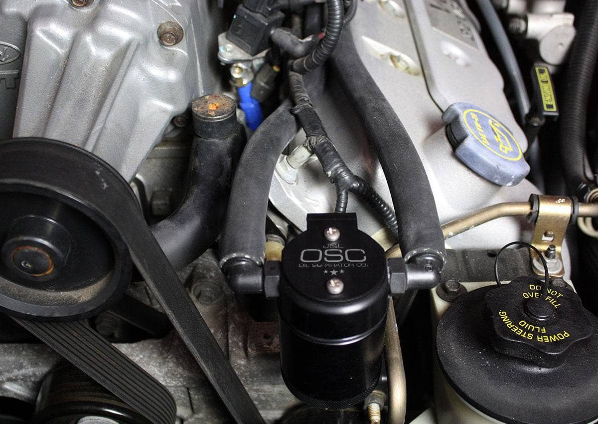 J&L Oil Separator 3.0 Driver Side, Black Anodized J&L