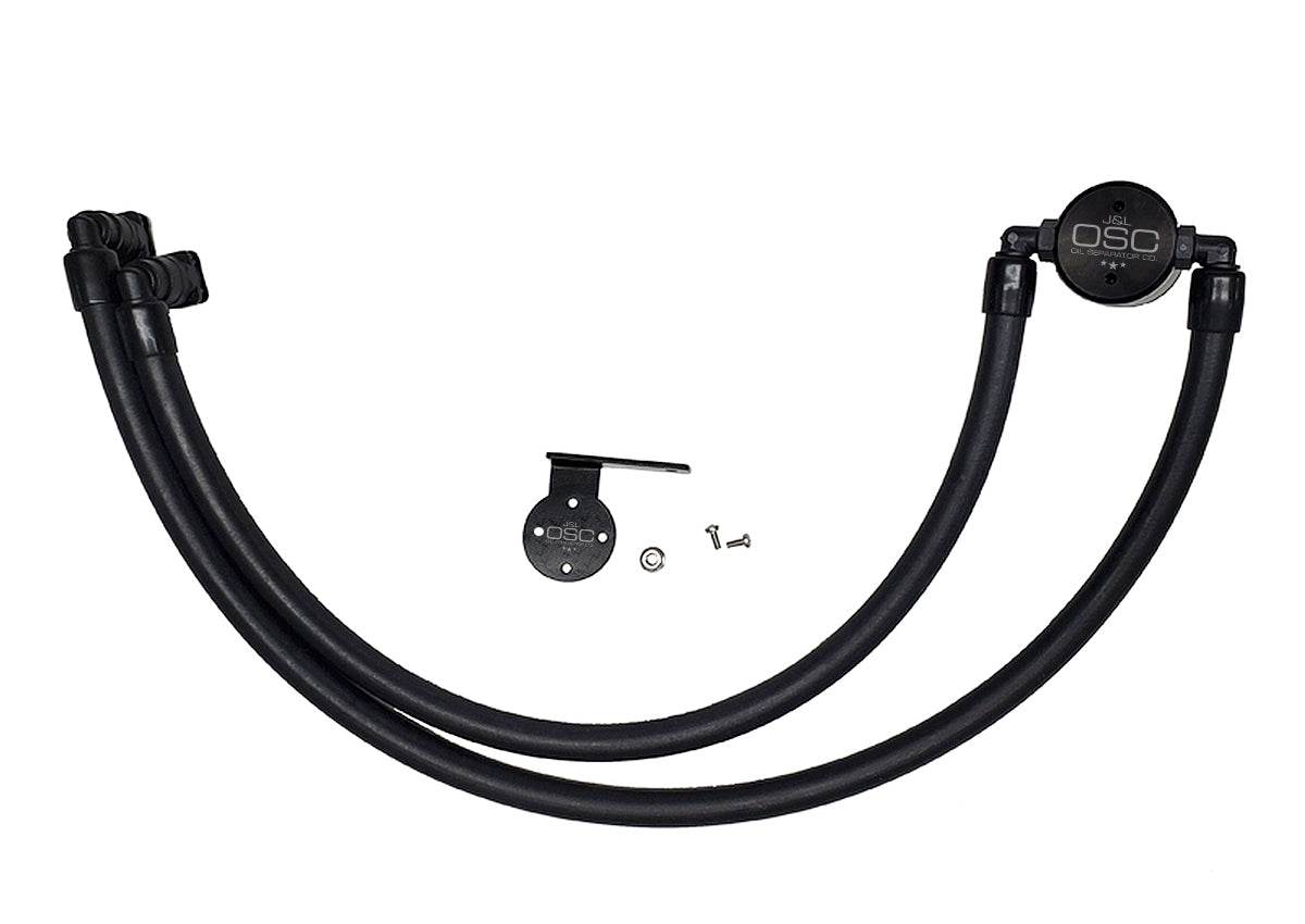J&L Oil Separator 3.0 Passenger Side, Black Anodized J&L