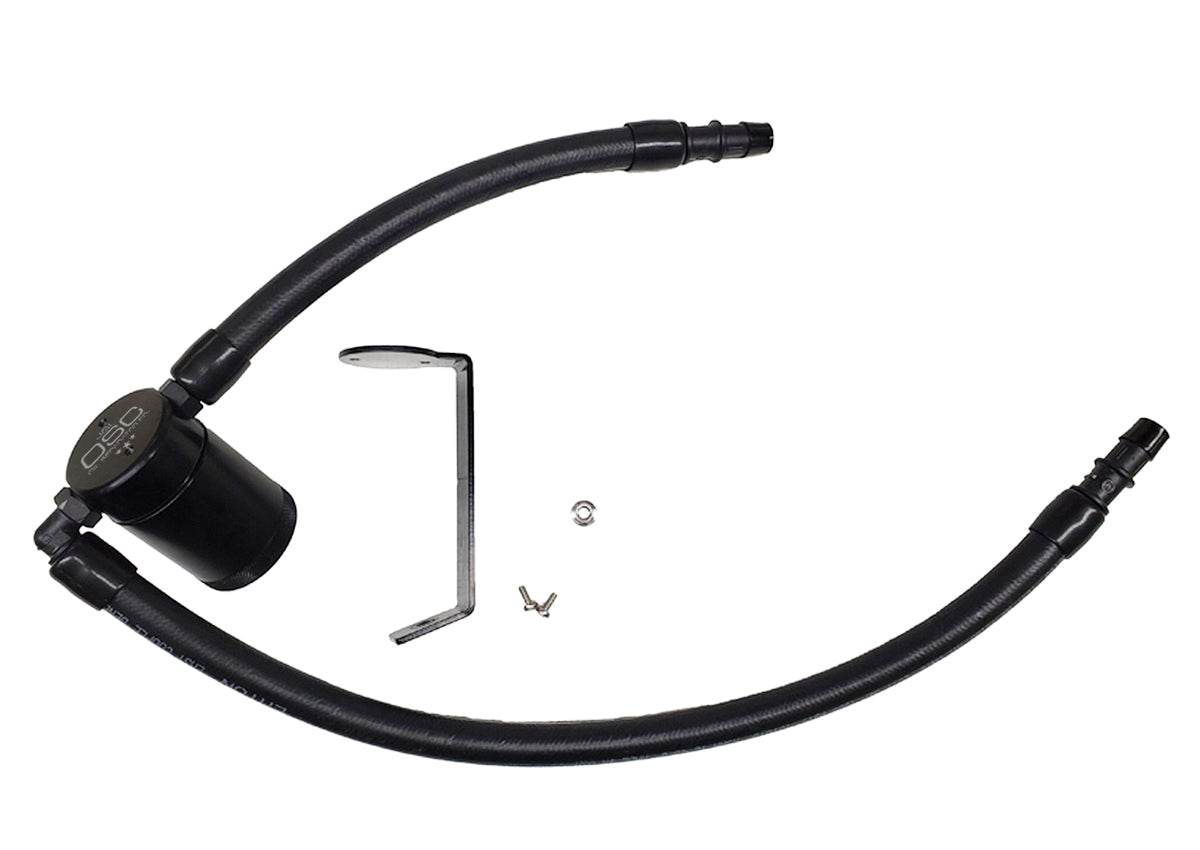 J&L Oil Separator 3.0 Passenger Side, Black Anodized J&L