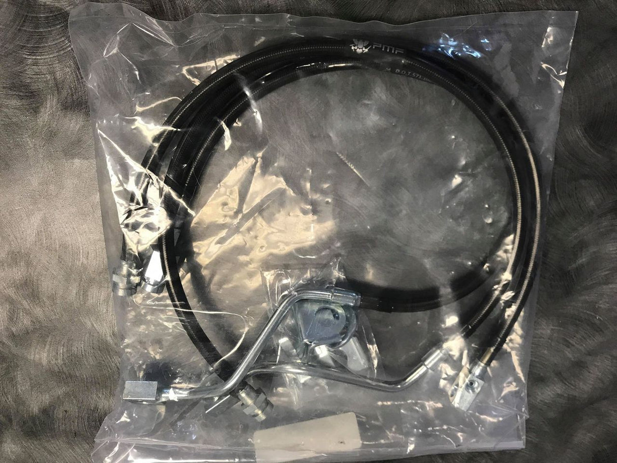 PMF Braided Stainless Steel Axle Conversion Brake Lines (1980-97 Ford F250/F350) PMF Suspension