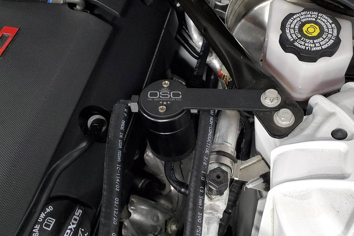 J&L Oil Separator 3.0 Driver Side, Black Anodized J&L