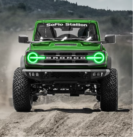 Ford Bronco RGB Halo Headlights 2021-2026