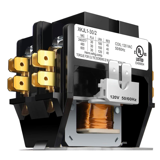 30 Amp 2 Pole Contactor, 120V Coil HN51KC024 TekShack