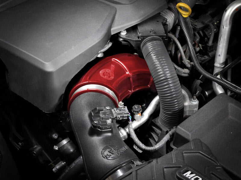 Tuyaux d'admission turbo rouges aFe Power 22-24 Toyota Land Cruiser (J300) / 22-24 Toyota Tundra V6-3.4L (tt)