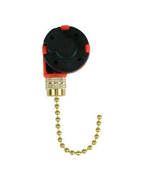 Jandorf Fan Switch With Pull Chain 3 Speed Brass Finish Jandorf