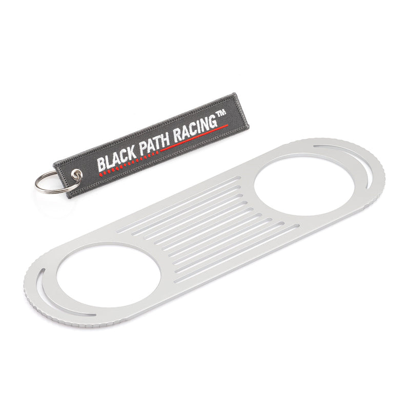 1990-1998 Eagle Talon Silver 52mm Gauge Panel with Mid Air Vent Flow Divert