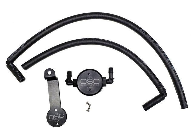 J&L Oil Separator 3.0 Driver Side, Black Anodized J&L