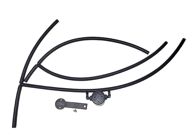 J&L Oil Separator 3.0 Passenger Side, Black Anodized J&L