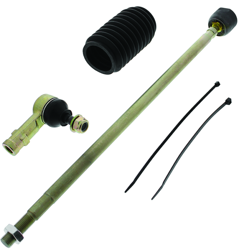 QuadBoss Polaris RZR XP 1000 EPS 15-18 Steering Rack Tie Rod Assembly Kit - Left Inner & Outer