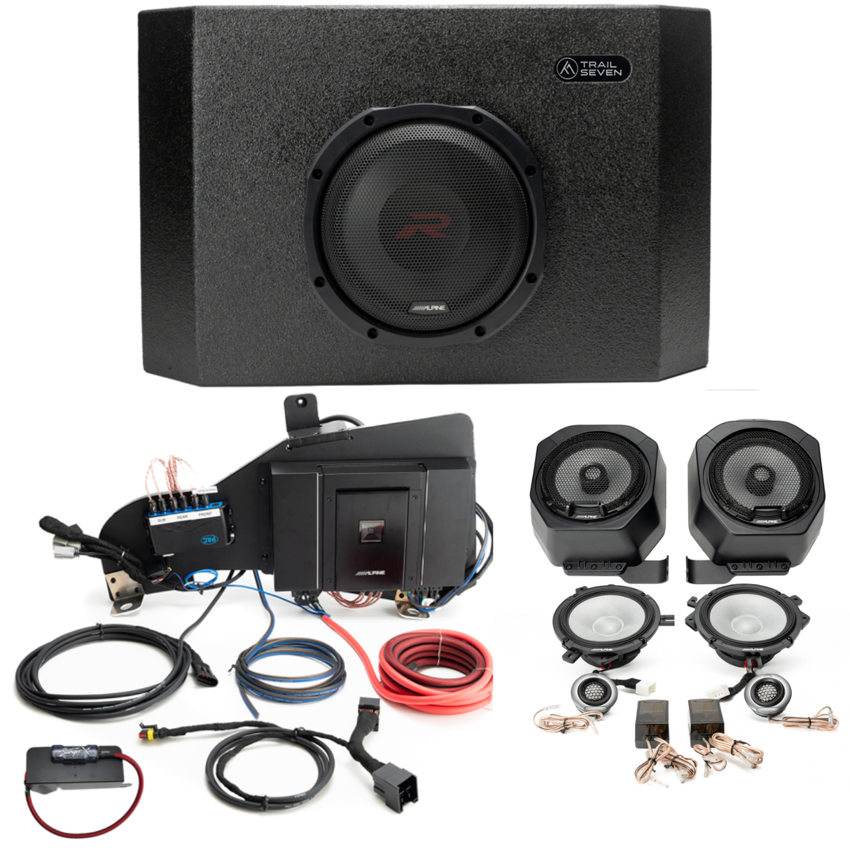 Alpine R-Series Plug & Play Full System Bundle Upgrade 2 & 4-Door (B&O System) | '21- Current Ford Bronco