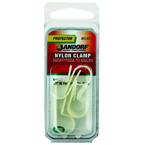 JANDORF CLAMP Nylon Natural 3/8X7/16 4 PK 61471 Jandorf