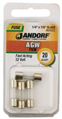 Jandorf Fast Acting 32 Volt 20 Amp Fuse #60652 Jandorf
