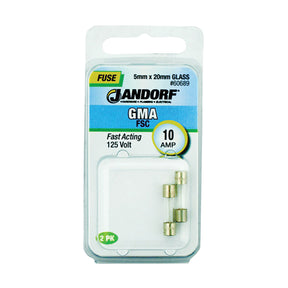 Jandorf Fast Acting 125 Volt 10 Amp Fuse #60689 Jandorf
