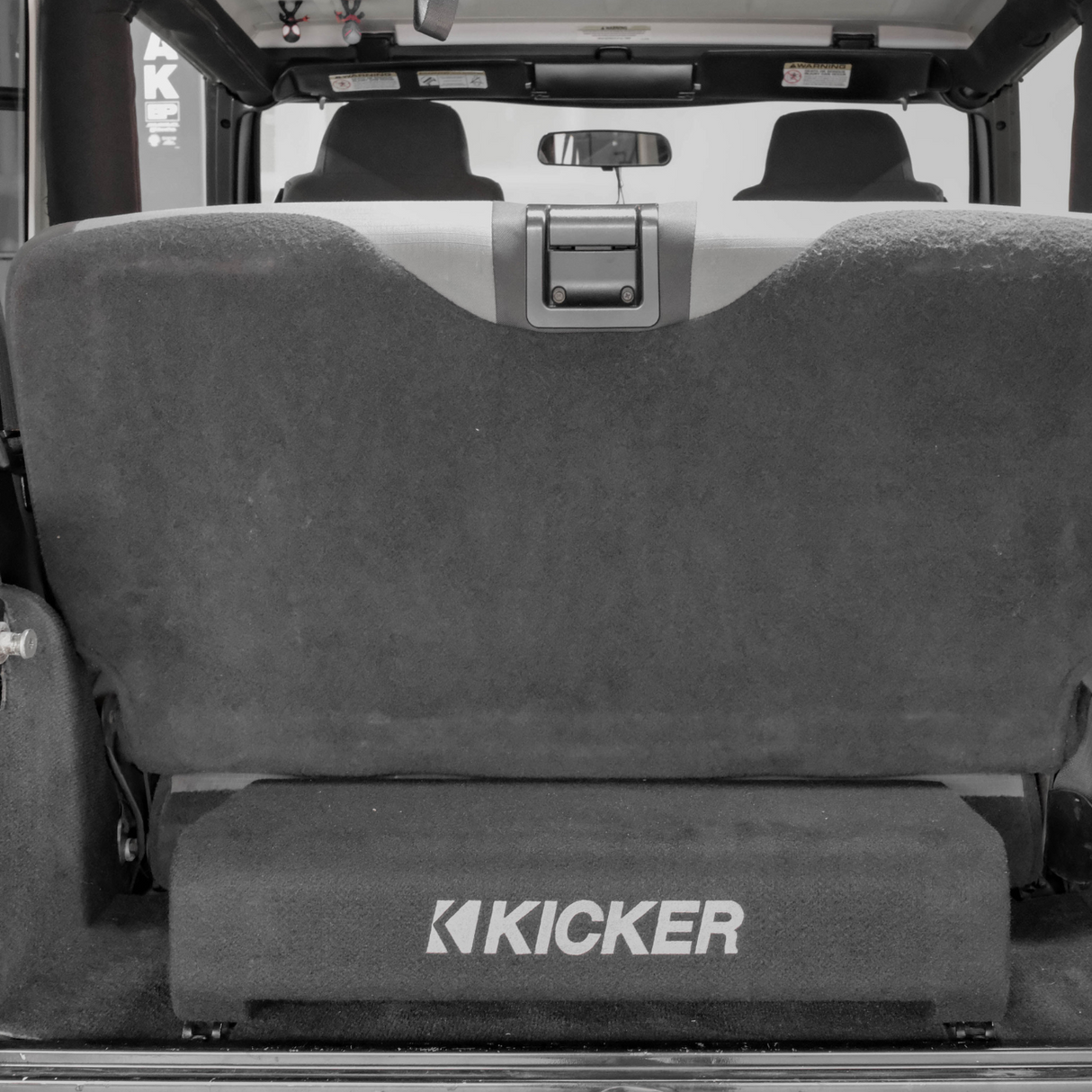 Kicker Plug & Play Full System 4-Speaker, 5-Channel Amp, Sub Bundle Upgrade | '97 - '06 TJ Wrangler