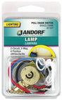 Brass Pull Chain Switch 2 CIRCUIT, 3 WAY, 4 POSITION OFF/ON/ON/ON #61200 Jandorf