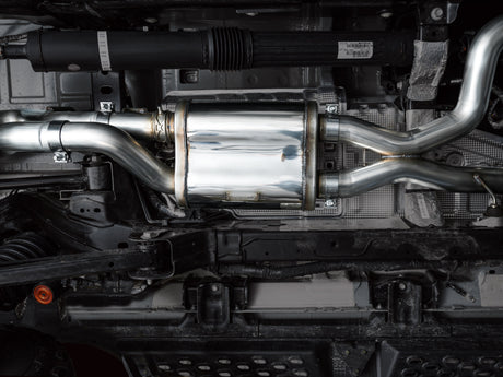 AWE Tuning 22-24 Ford Bronco Raptor 4WD Dual BashGuards Cat-Back SwitchPath Exhaust (sans embouts)