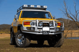 ARB 3420210B Toyota FJ Cruiser 2007-2014 Deluxe Front Bumper Winch Ready with Grille Guard, Black Powder Coat Finish