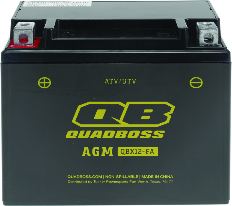 Batterie AGM sans entretien pour QuadBoss 06-10 Arctic Cat 250 2x4 AT