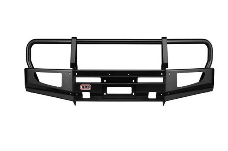 ARB 3423130B Toyota Tacoma 2005-2011 Deluxe Front Bumper Winch Ready with Grille Guard, Black Powder Coat Finish