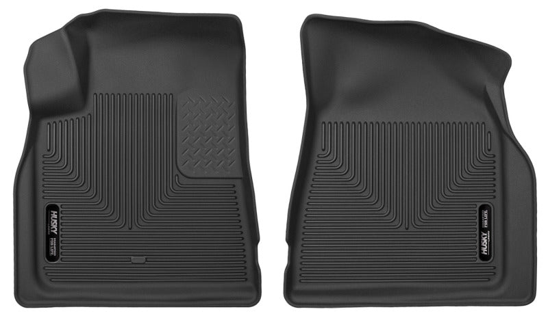 Revêtements de sol de siège avant noirs Husky Liners 08-15 Buick Enclave / 07-15 GMC Acadia X-Act Contour