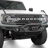 Addictive Desert Designs Krawler Front Bumper with Mounts for Up to 6-Inch Lights | 2021+ Ford Bronco
