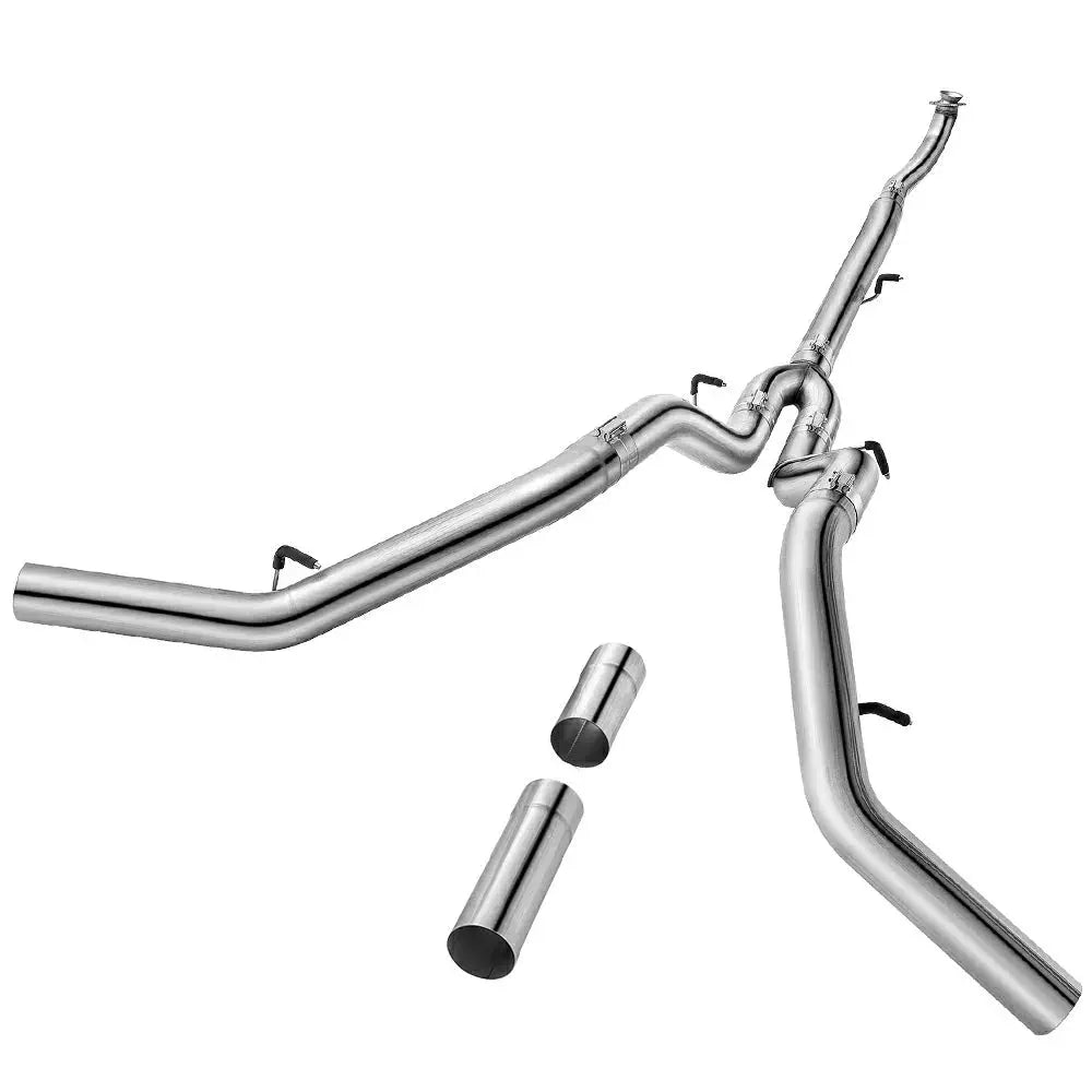 5 Inches Downpipe Back Dual 2017-2019 L5P 6.6L Duramax DPF Delete Race Pipe GM 2500/3500