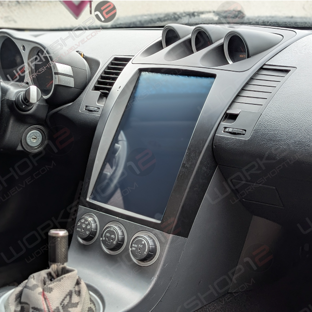 Nissan 350z 2002-2009 Workshop 12 Tesla-Style Screen Workshop 12