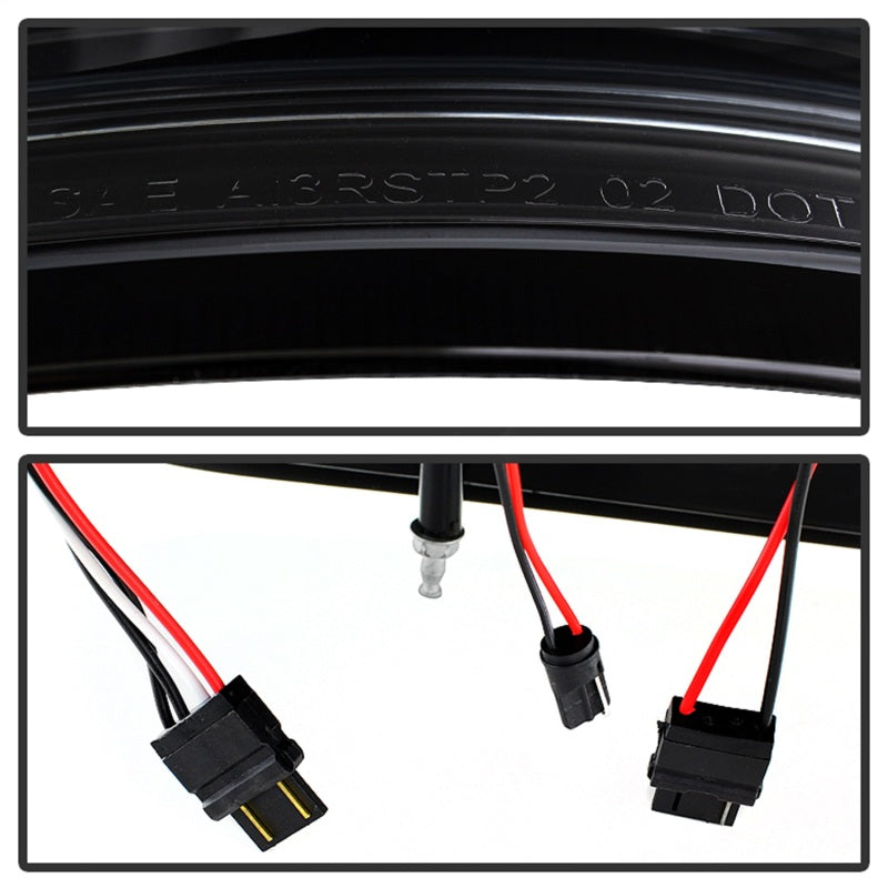 xTune GMC Sierra 07-13 LED Tail Lights Black ALT-ON-GS07-G2-LED-BK