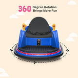 360-Degree Spin Bumper Car Ride-On Toy for Kids Ages 3-5