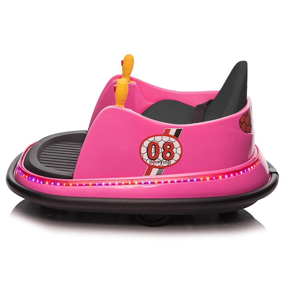 360 Degrees Electric 6V Ride Bumper Car for Kids with Remote Control - ASTM-Certified
